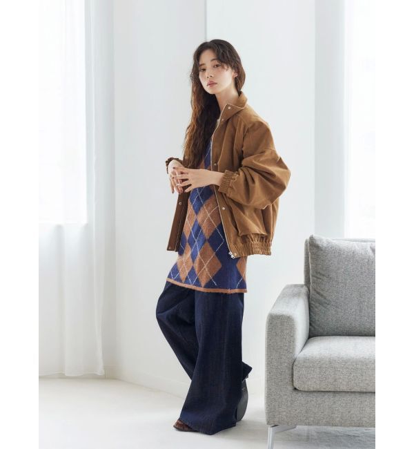 Ungrid「アーガイルニットキャミソール」|ニット・セーター|