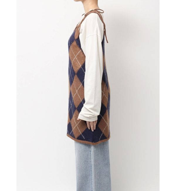 Ungrid「アーガイルニットキャミソール」|ニット・セーター|