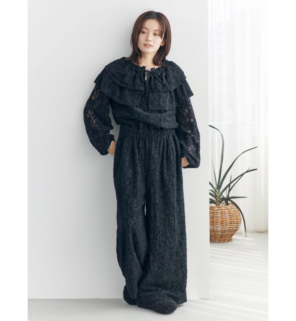 Ungrid「フリルデザインロンパース」|オールインワン|