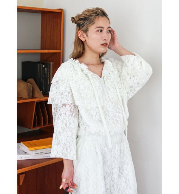 Ungrid「フリルデザインロンパース」|オールインワン|