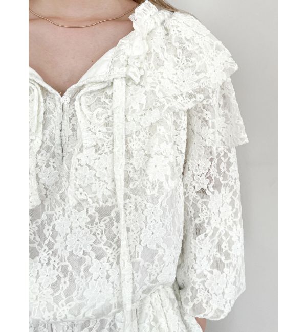 Ungrid「フリルデザインロンパース」|オールインワン|