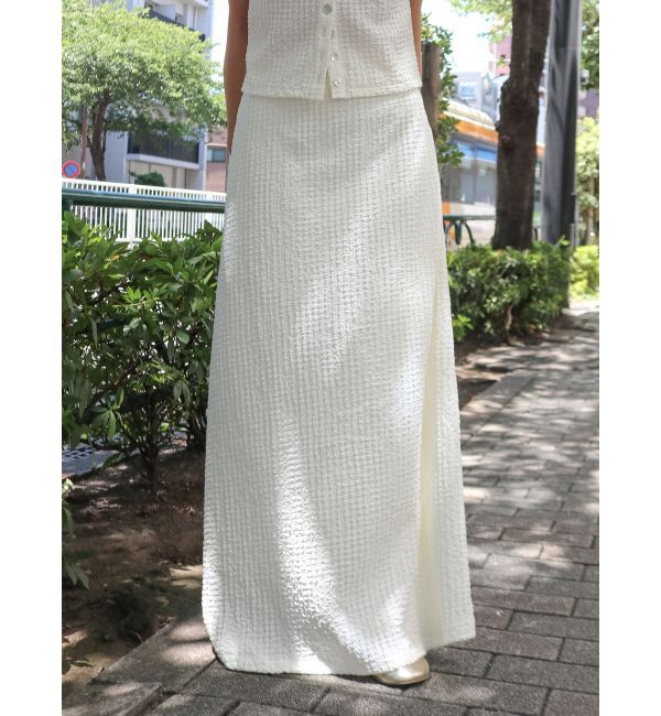 Ungrid「カットジャカードフィトフレアスカート」|スカート|