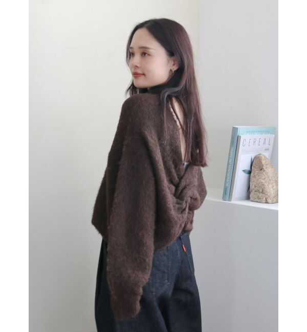 Ungrid「バックオープンデザインニット」|ニット・セーター|