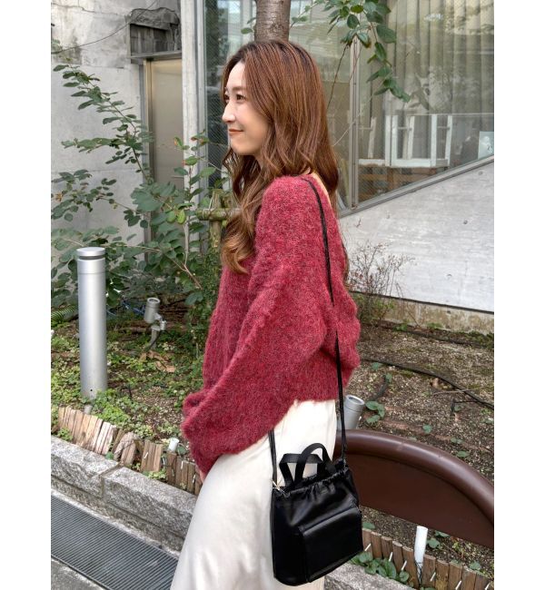 Ungrid「バックオープンデザインニット」|ニット・セーター|