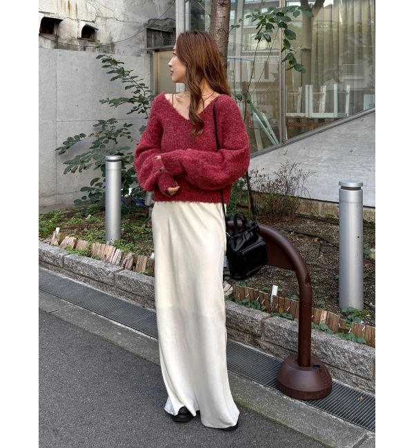 Ungrid「バックオープンデザインニット」|ニット・セーター|