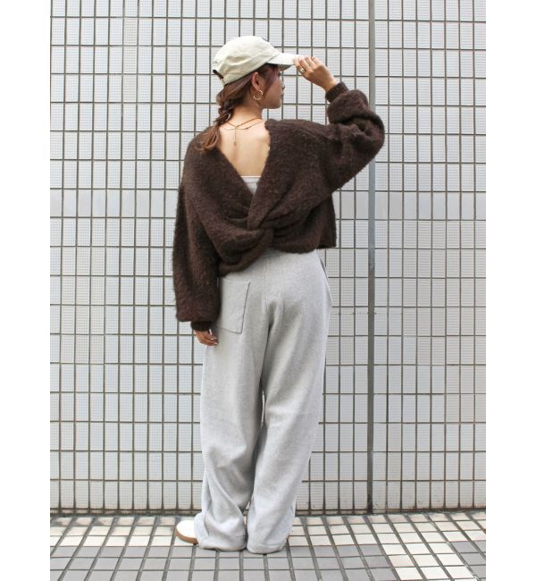 Ungrid「バックオープンデザインニット」|ニット・セーター|