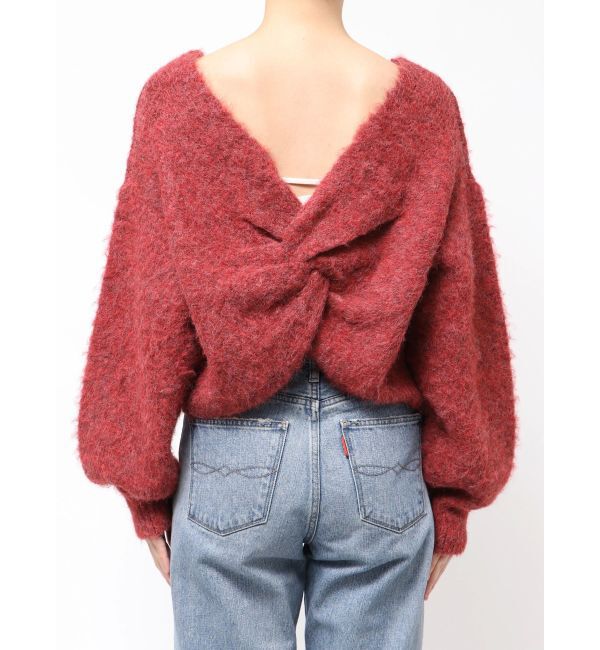 Ungrid「バックオープンデザインニット」|ニット・セーター|