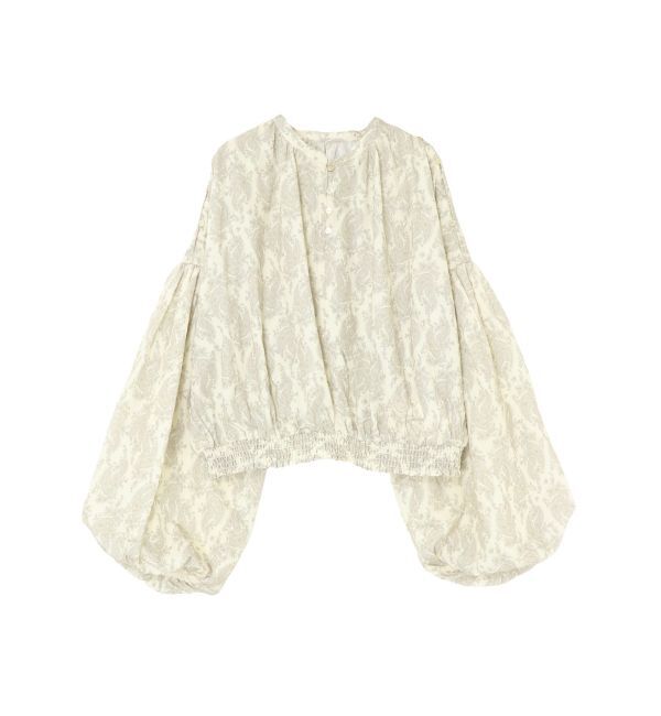 Ungrid「フラワープリントショートブラウス」|シャツ・ブラウス|