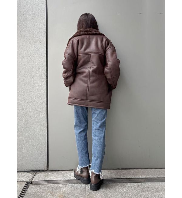 Ungrid「ヘムデザインストレッチデニム」|デニム|