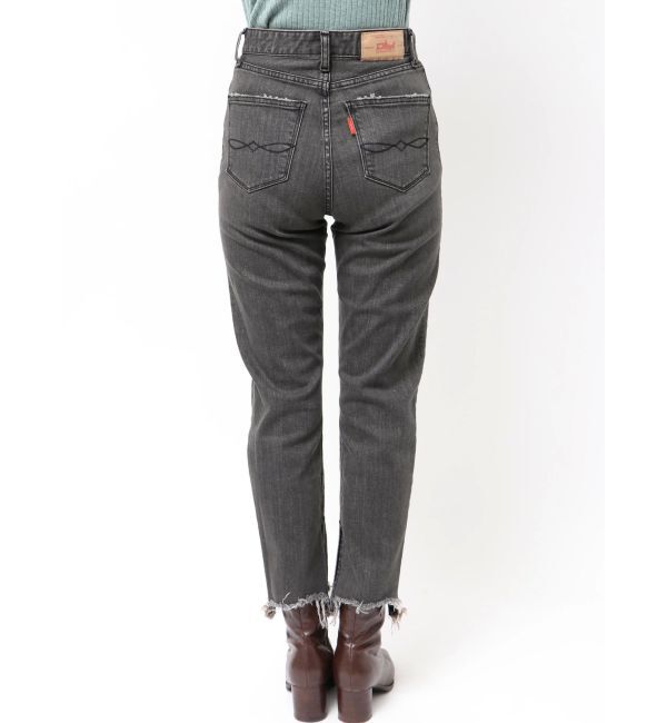 Ungrid「ヘムデザインストレッチデニム」|デニム|