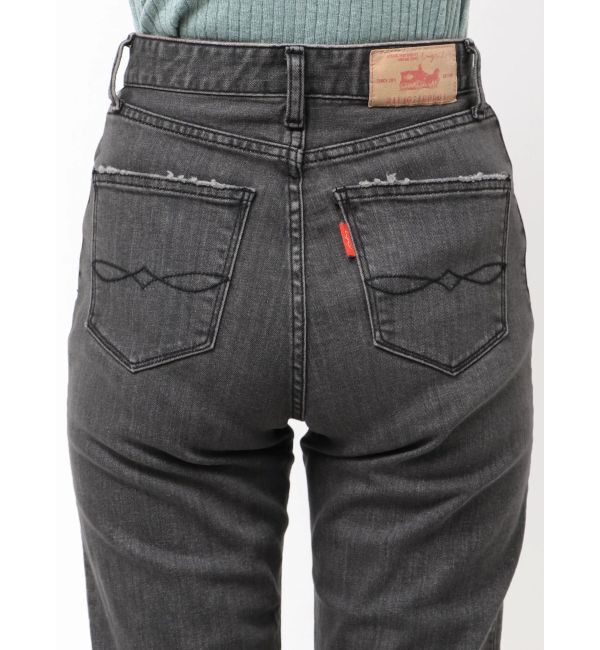 Ungrid「ヘムデザインストレッチデニム」|デニム|