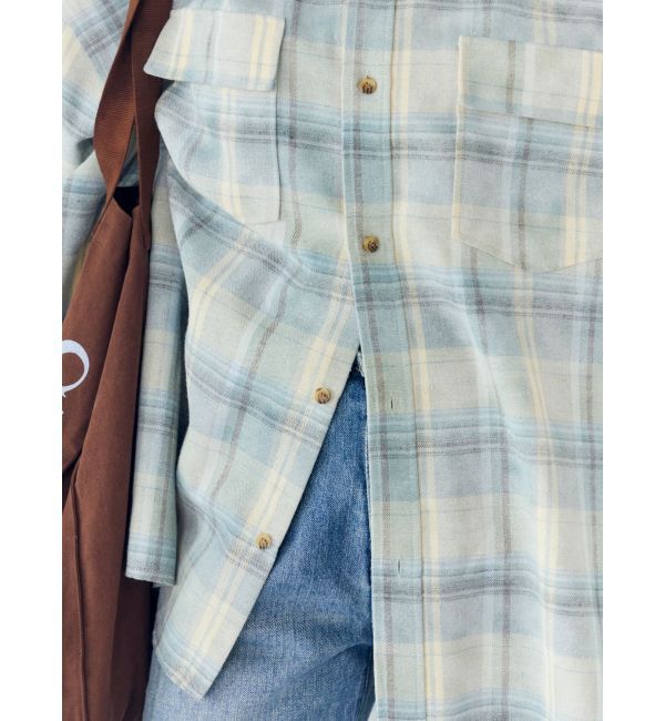 Ungrid「ブリーチチェックルーズシャツ」|シャツ・ブラウス|