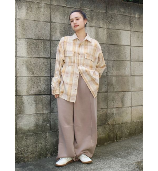Ungrid「ブリーチチェックルーズシャツ」|シャツ・ブラウス|