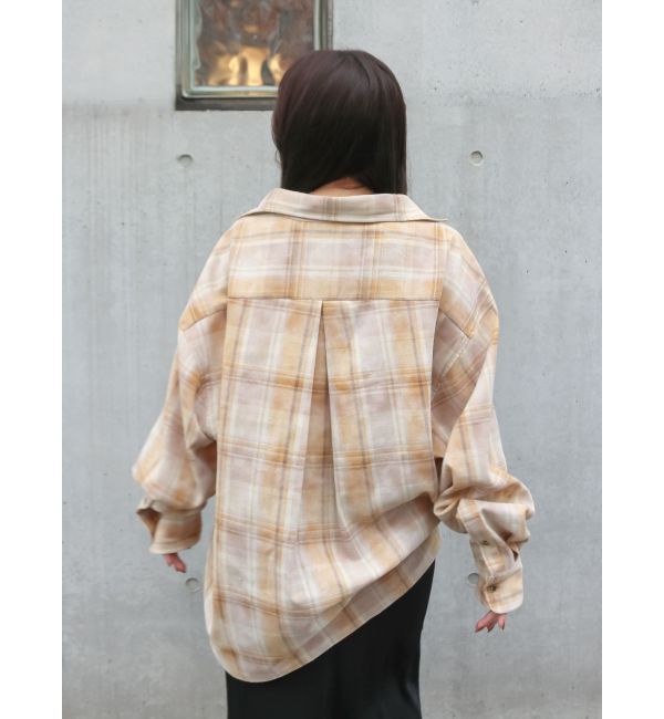 Ungrid「ブリーチチェックルーズシャツ」|シャツ・ブラウス|