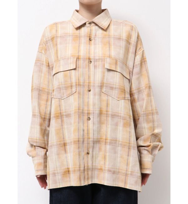Ungrid「ブリーチチェックルーズシャツ」|シャツ・ブラウス|