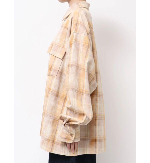 Ungrid「ブリーチチェックルーズシャツ」|シャツ・ブラウス|