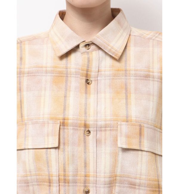 Ungrid「ブリーチチェックルーズシャツ」|シャツ・ブラウス|