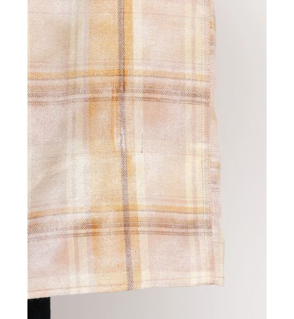 Ungrid「ブリーチチェックルーズシャツ」|シャツ・ブラウス|