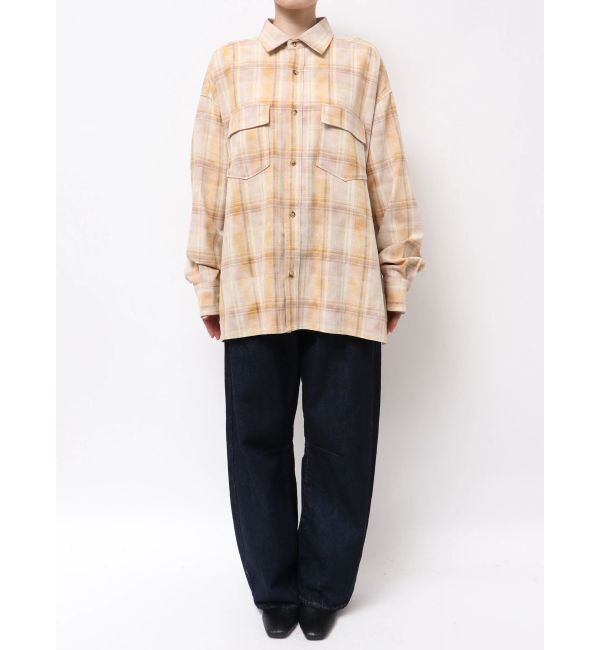 Ungrid「ブリーチチェックルーズシャツ」|シャツ・ブラウス|