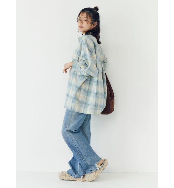 Ungrid「ブリーチチェックルーズシャツ」|シャツ・ブラウス|