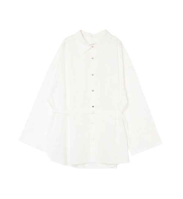 LAGUNAMOON「ワイドスリーブハートボタンシャツ」|シャツ・ブラウス|