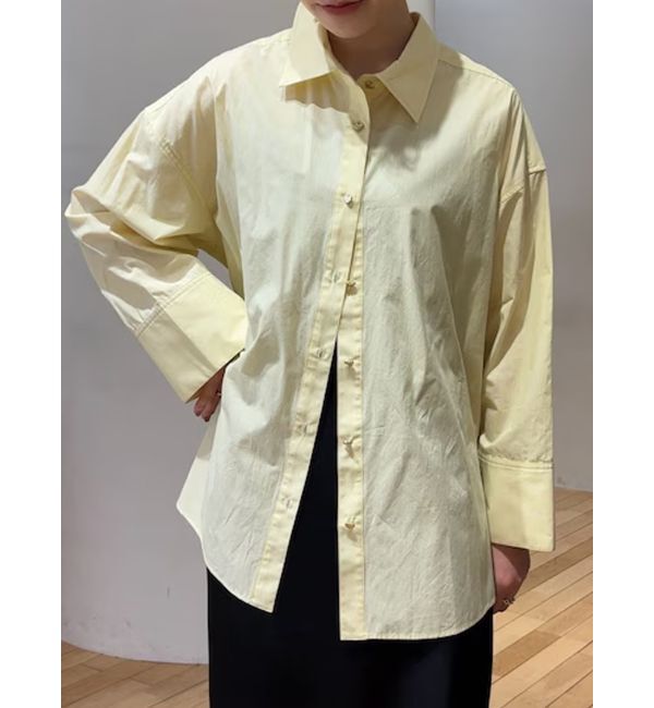 LAGUNAMOON「ワイドスリーブハートボタンシャツ」|シャツ・ブラウス|イエロー