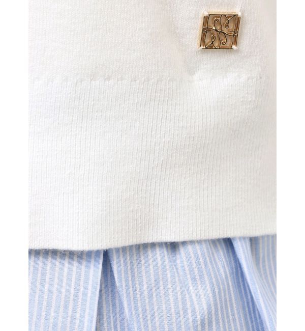 LAGUNAMOON「ペプラムドッキングニットカーディガン」|カーディガン|