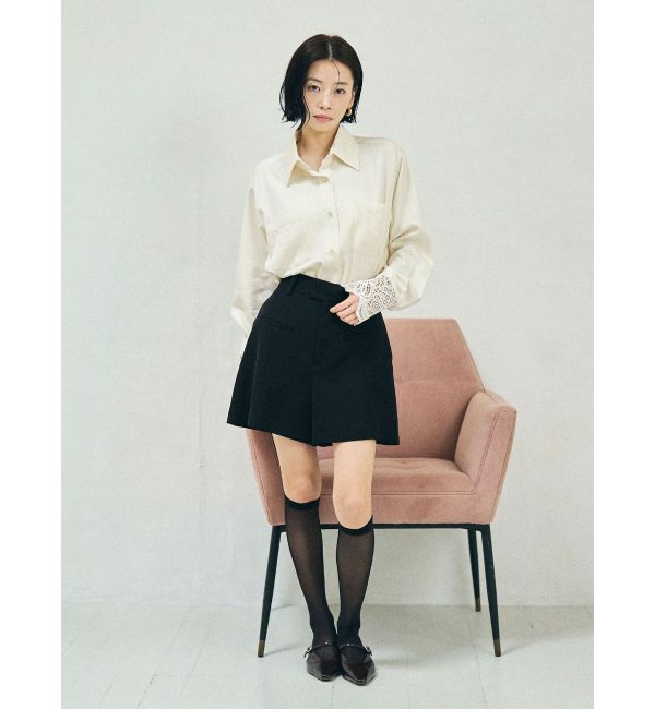 LAGUNAMOON「レースカフスシャツ」|シャツ・ブラウス|