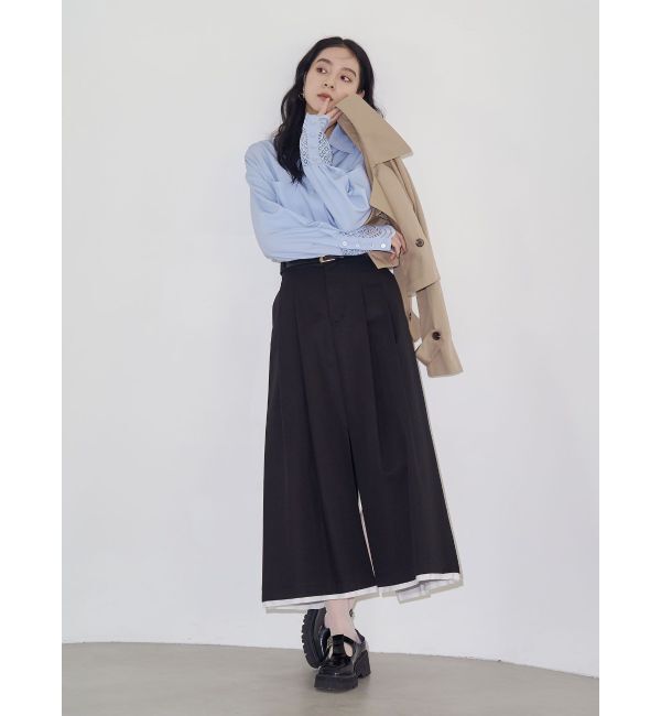 LAGUNAMOON「レースカフスシャツ」|シャツ・ブラウス|