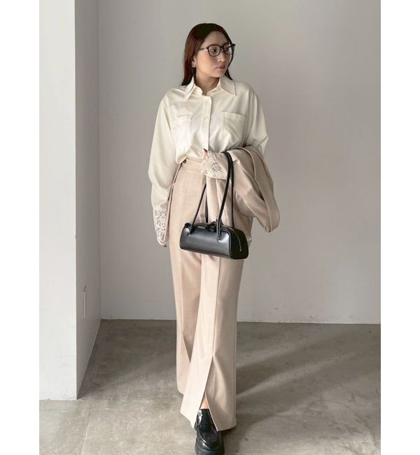 LAGUNAMOON「レースカフスシャツ」|シャツ・ブラウス|