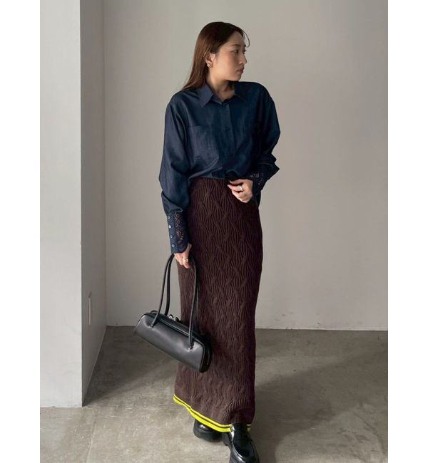 LAGUNAMOON「レースカフスシャツ」|シャツ・ブラウス|