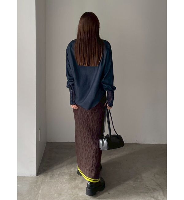 LAGUNAMOON「レースカフスシャツ」|シャツ・ブラウス|