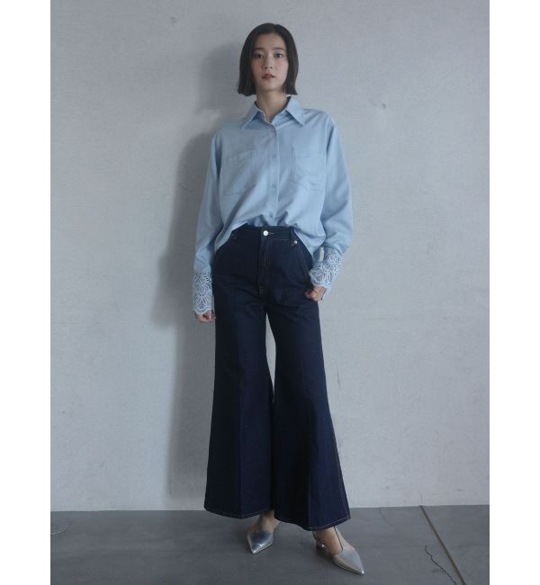 LAGUNAMOON「レースカフスシャツ」|シャツ・ブラウス|