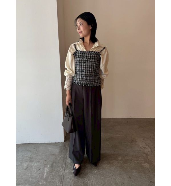 LAGUNAMOON「レースカフスシャツ」|シャツ・ブラウス|