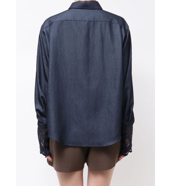 LAGUNAMOON「レースカフスシャツ」|シャツ・ブラウス|