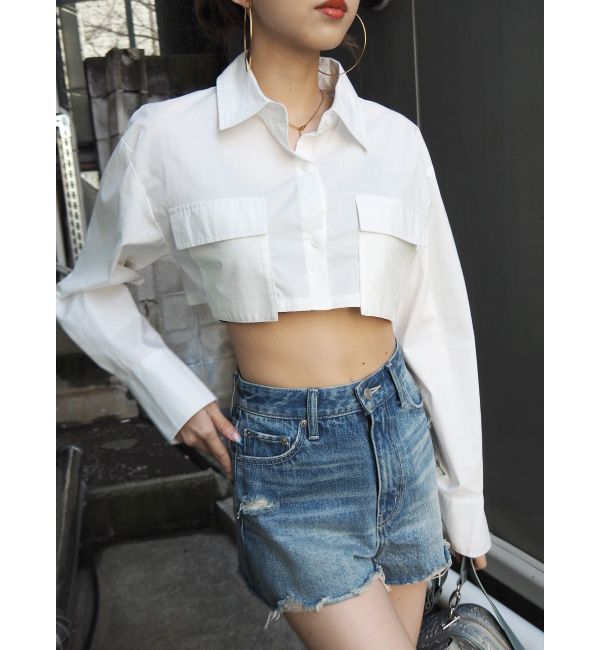 EVRIS「ポケットショートシャツ」|シャツ・ブラウス|