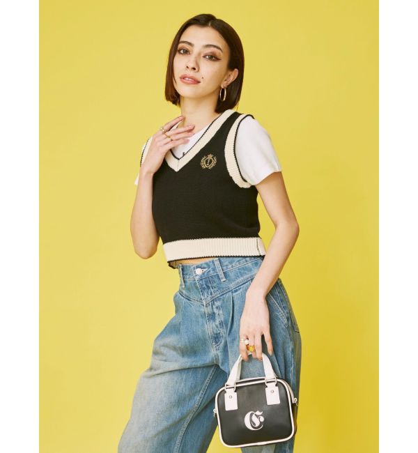 EVRIS「ウエストタックボリュームデニムパンツ」|デニム|