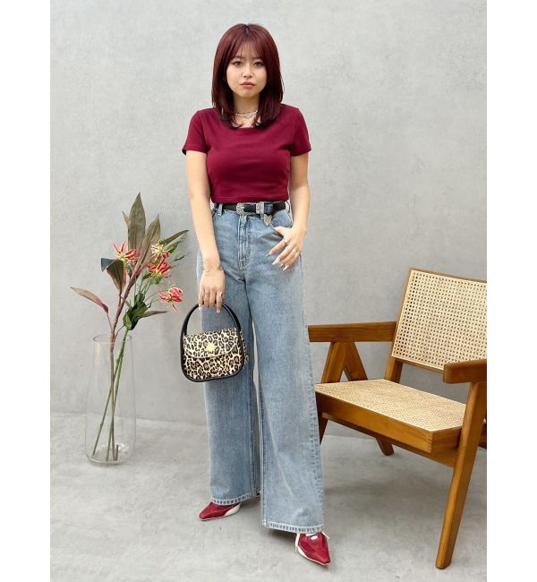 EVRIS「バイカラーハンドBAG」|ハンドバッグ|