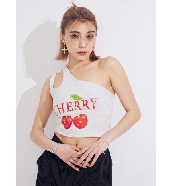 EVRIS「ダブルチェーンワンショルトップス」|キャミソール|