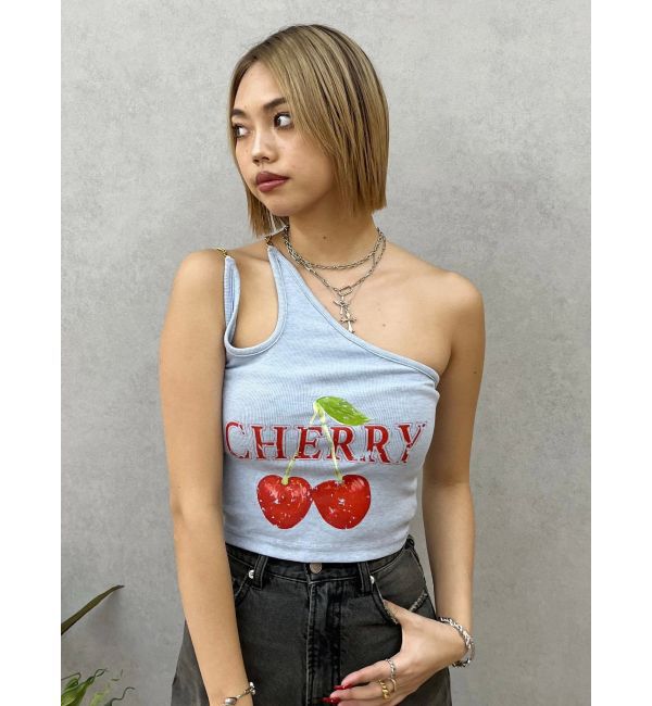 EVRIS「ダブルチェーンワンショルトップス」|キャミソール|