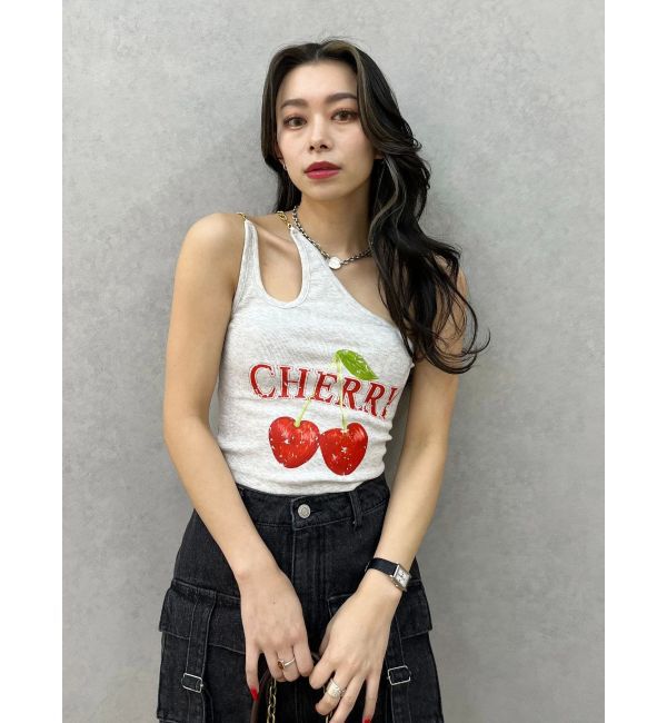 EVRIS「ダブルチェーンワンショルトップス」|キャミソール|