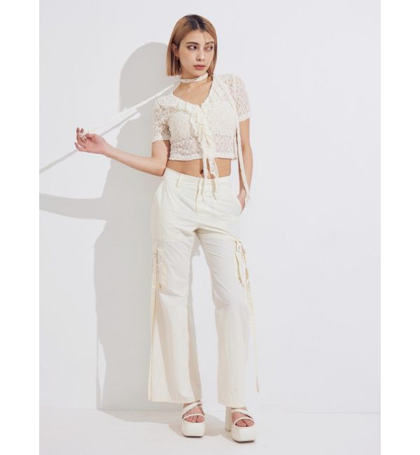 EVRIS「チョーカーレーストップス」|Tシャツ・カットソー|