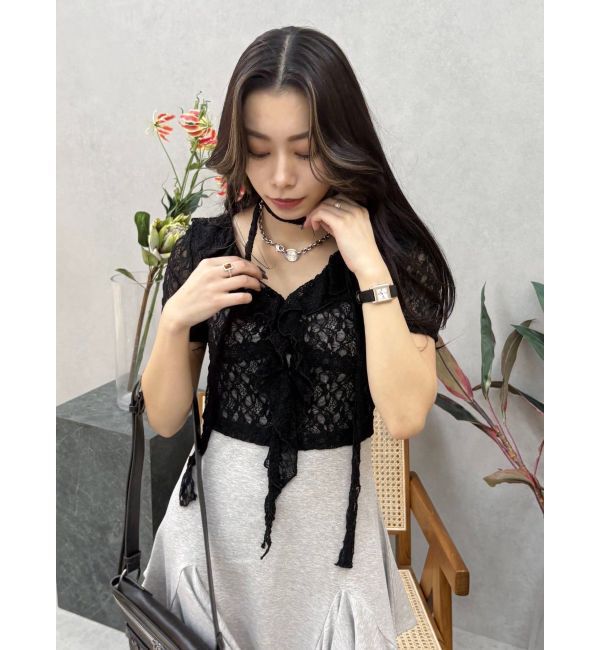 EVRIS「チョーカーレーストップス」|Tシャツ・カットソー|