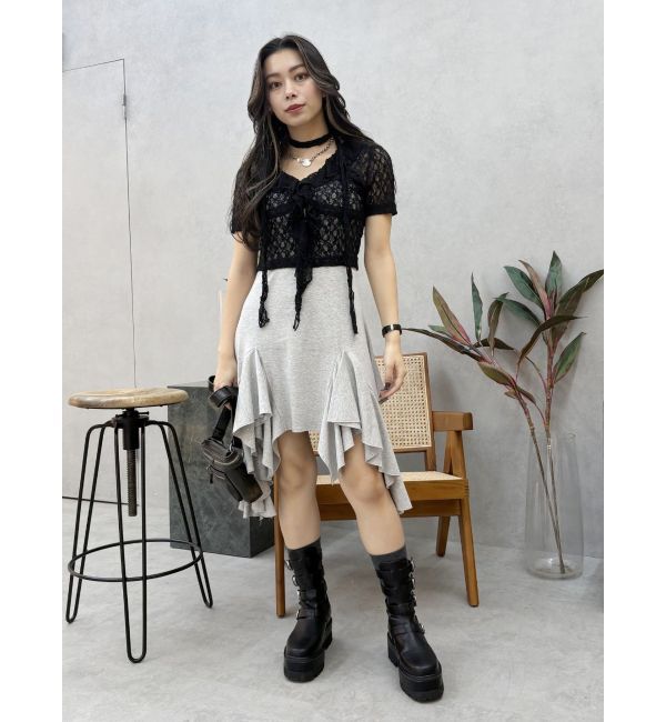 EVRIS「チョーカーレーストップス」|Tシャツ・カットソー|