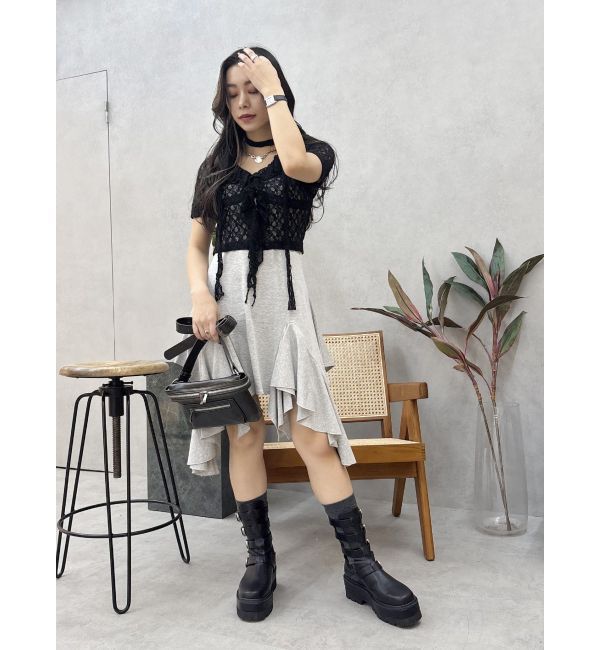 EVRIS「チョーカーレーストップス」|Tシャツ・カットソー|