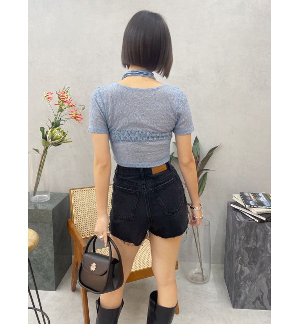 EVRIS「チョーカーレーストップス」|Tシャツ・カットソー|