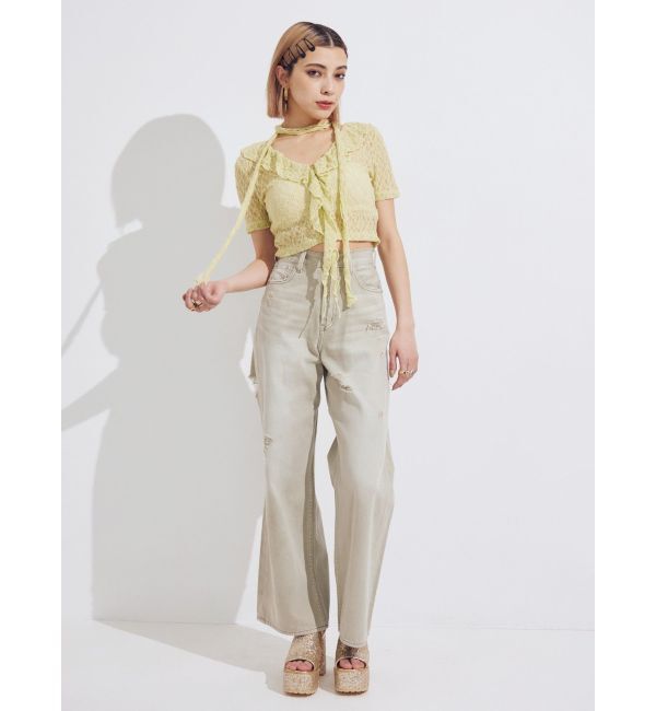 EVRIS「チョーカーレーストップス」|Tシャツ・カットソー|