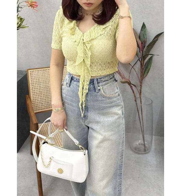 EVRIS「チョーカーレーストップス」|Tシャツ・カットソー|