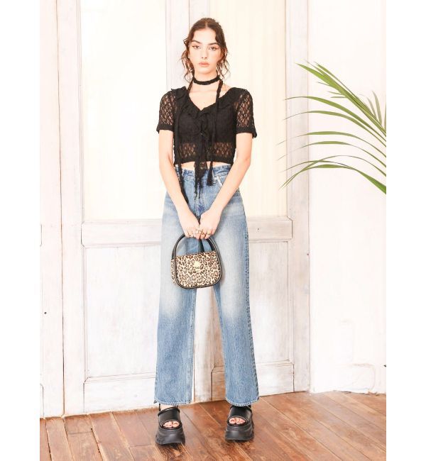 EVRIS「チョーカーレーストップス」|Tシャツ・カットソー|