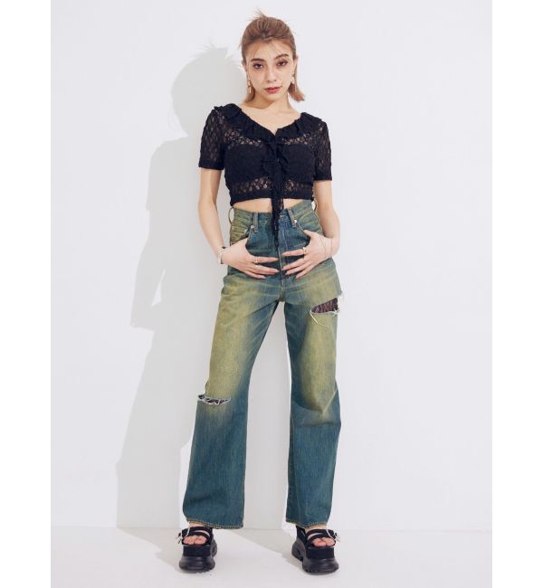 EVRIS「チョーカーレーストップス」|Tシャツ・カットソー|